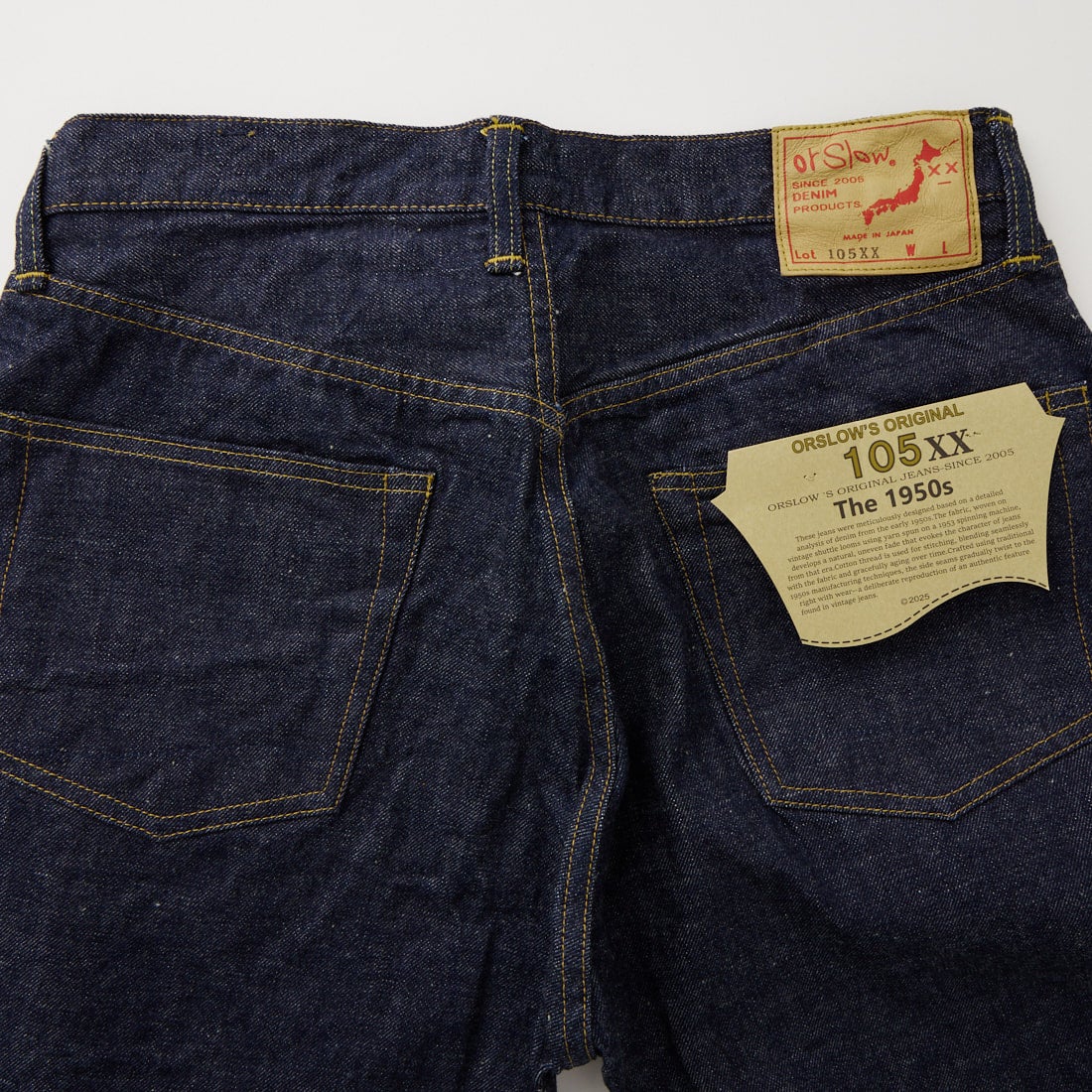 orSlow [オアスロウ] 105XX THE 1950S セルビッジデニムパンツ [01-1050XX] 81 ONEWASH