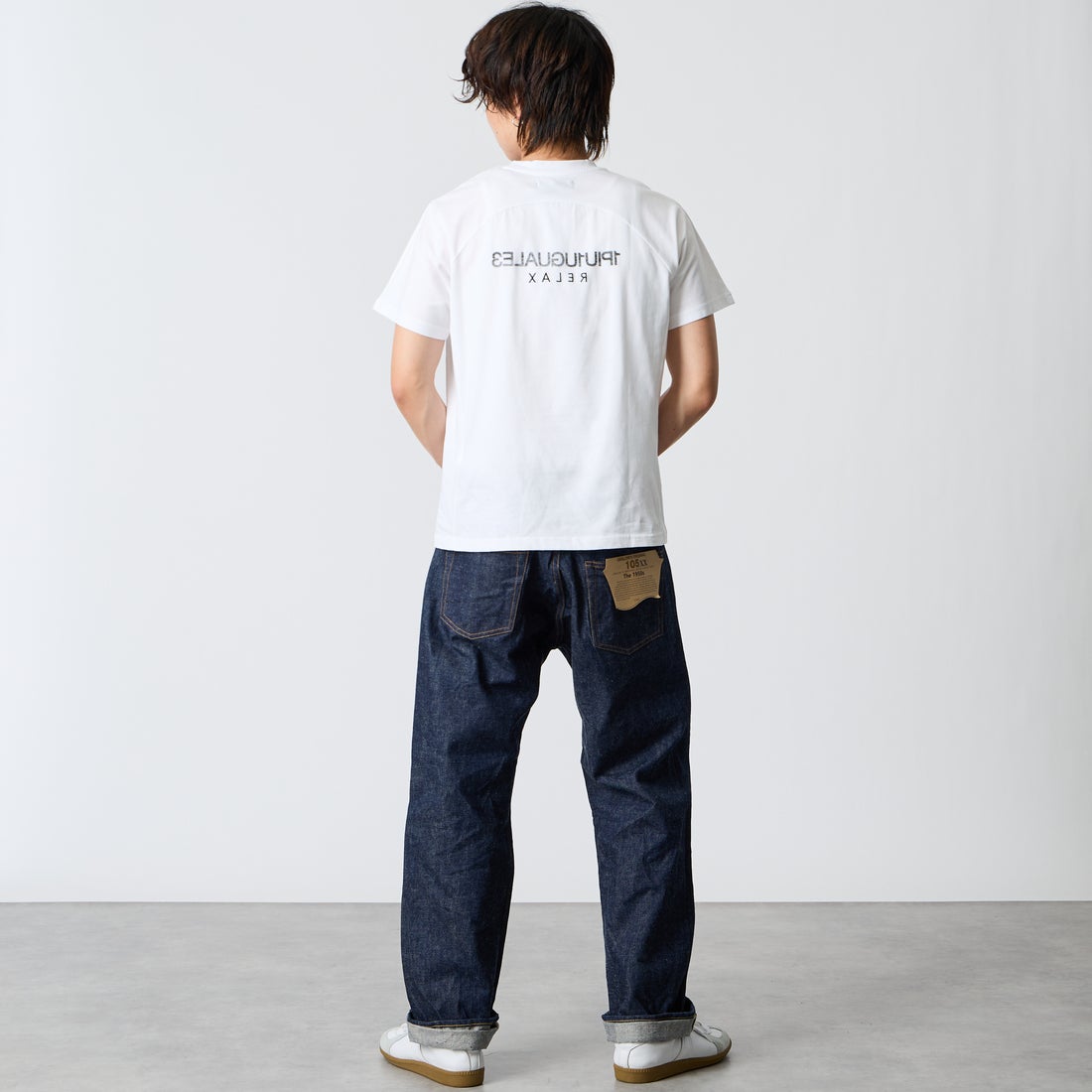 orSlow [オアスロウ] 105XX THE 1950S セルビッジデニムパンツ [01-1050XX] 81 ONEWASH &&モデル身長：177cm 着用サイズ：2&&