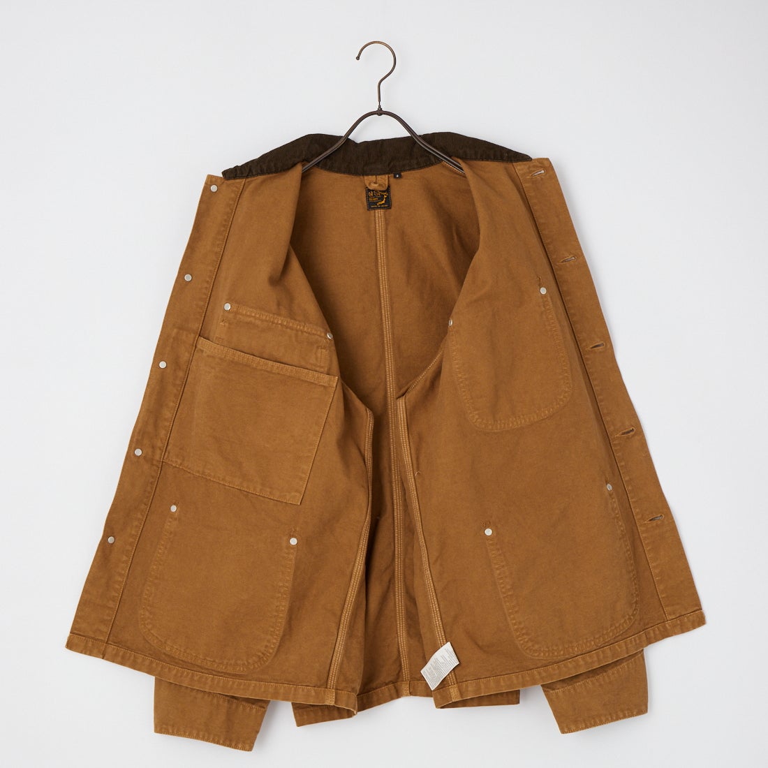 orSlow [オアスロウ] リラックスフィット オックスフォードカバーオール [01-6034] 53S BROWN