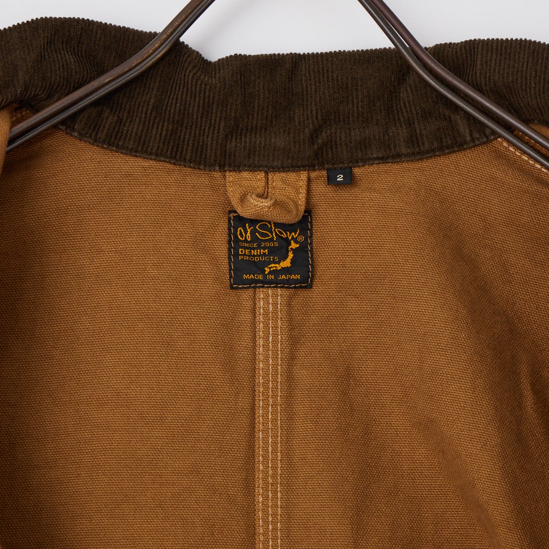 orSlow [オアスロウ] リラックスフィット オックスフォードカバーオール [01-6034] 53S BROWN