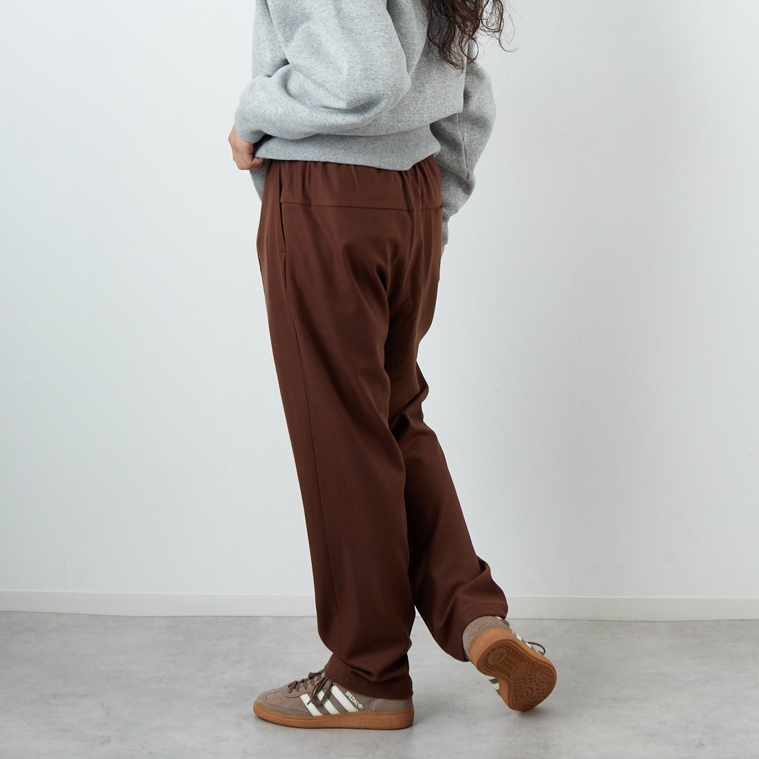 Jeans Factory Clothes [ジーンズファクトリークローズ] コスミカルウォームテーパードパンツ [21256055] 036 ﾚｯﾄﾞﾌﾞ &&モデル身長：162cm 着用サイズ：38&&