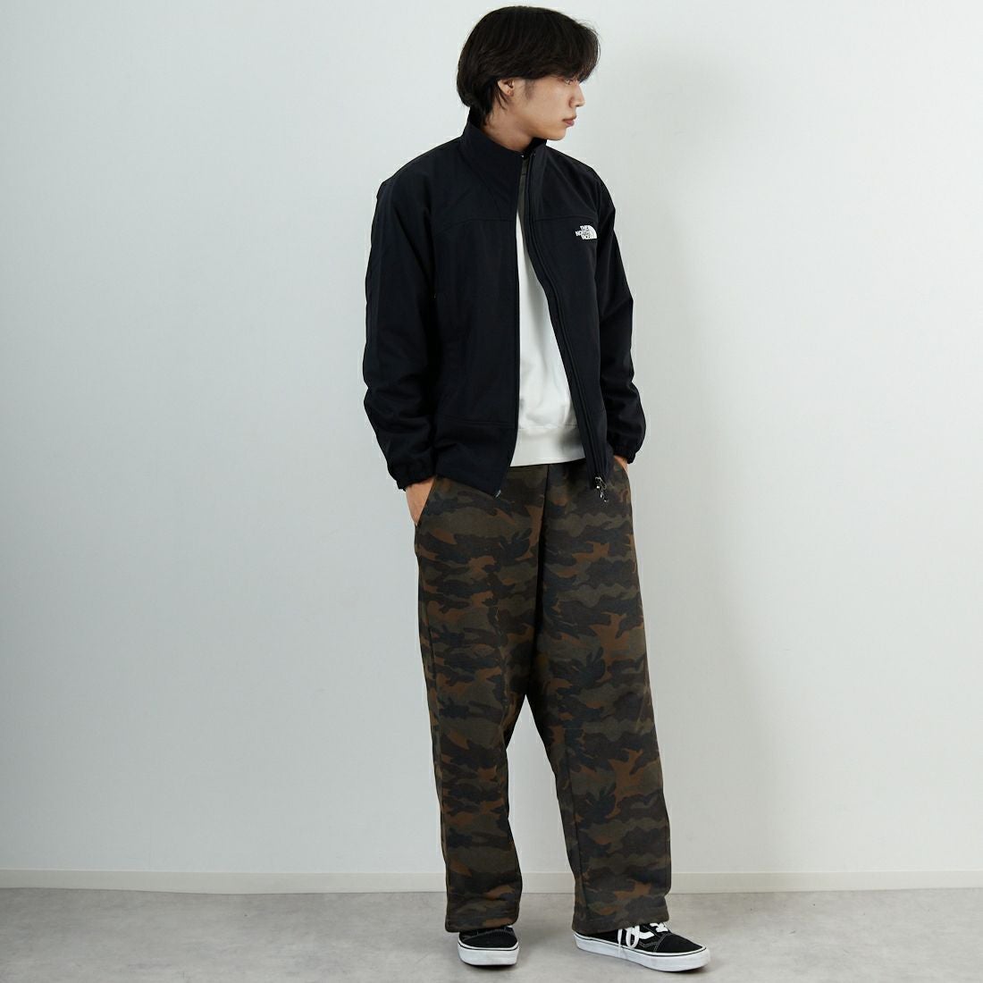 THE NORTH FACE [ザ ノースフェイス] アドバンスドジャケット [NP72550] K &&モデル身長：179cm 着用サイズ：M&&