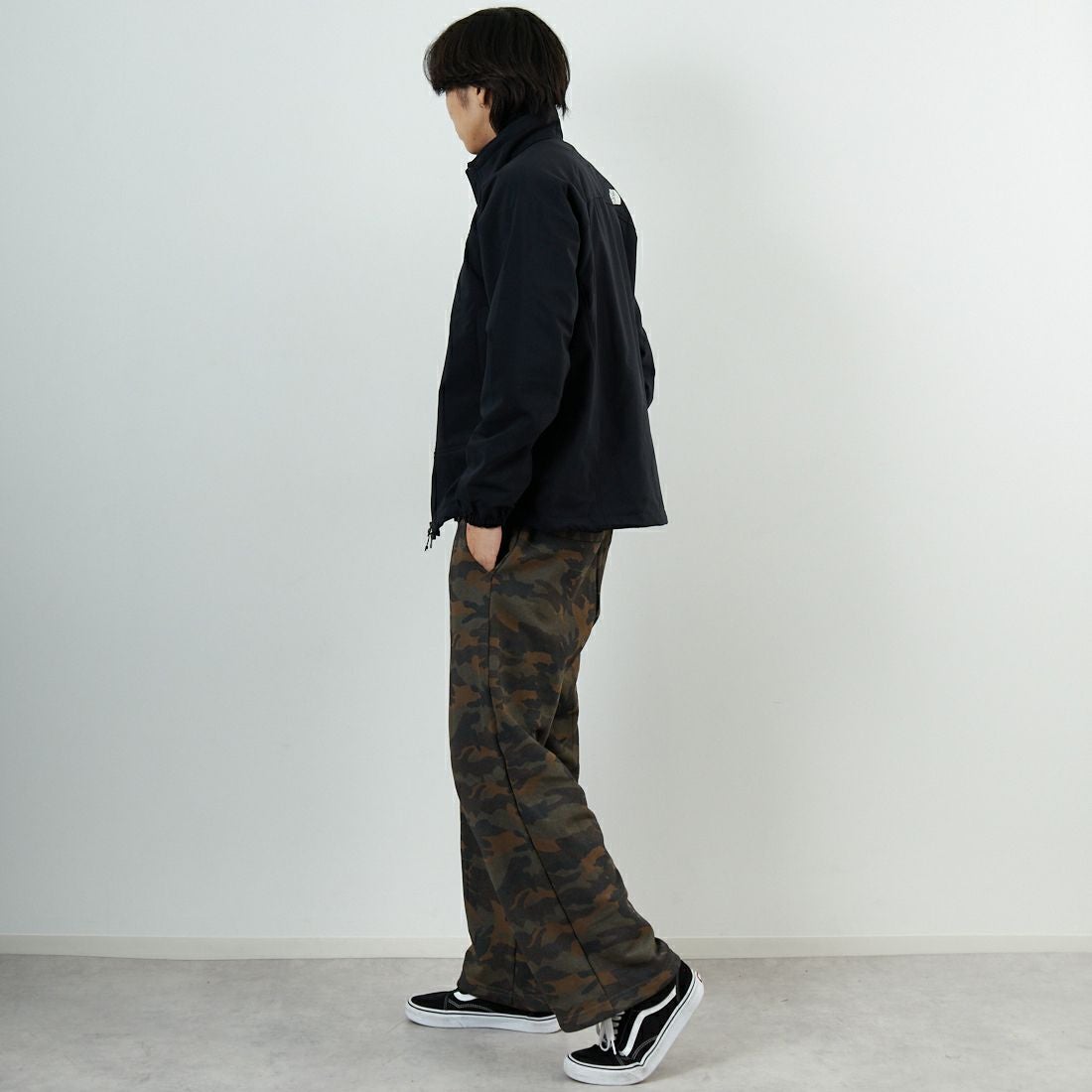 THE NORTH FACE [ザ ノースフェイス] アドバンスドジャケット [NP72550] K &&モデル身長：179cm 着用サイズ：M&&