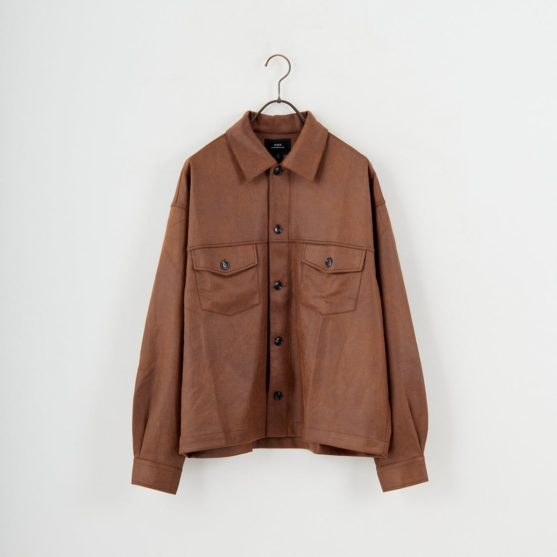 SLICK [スリック] シンセティックレザートラッカージャケット [5111047] 500 BROWN