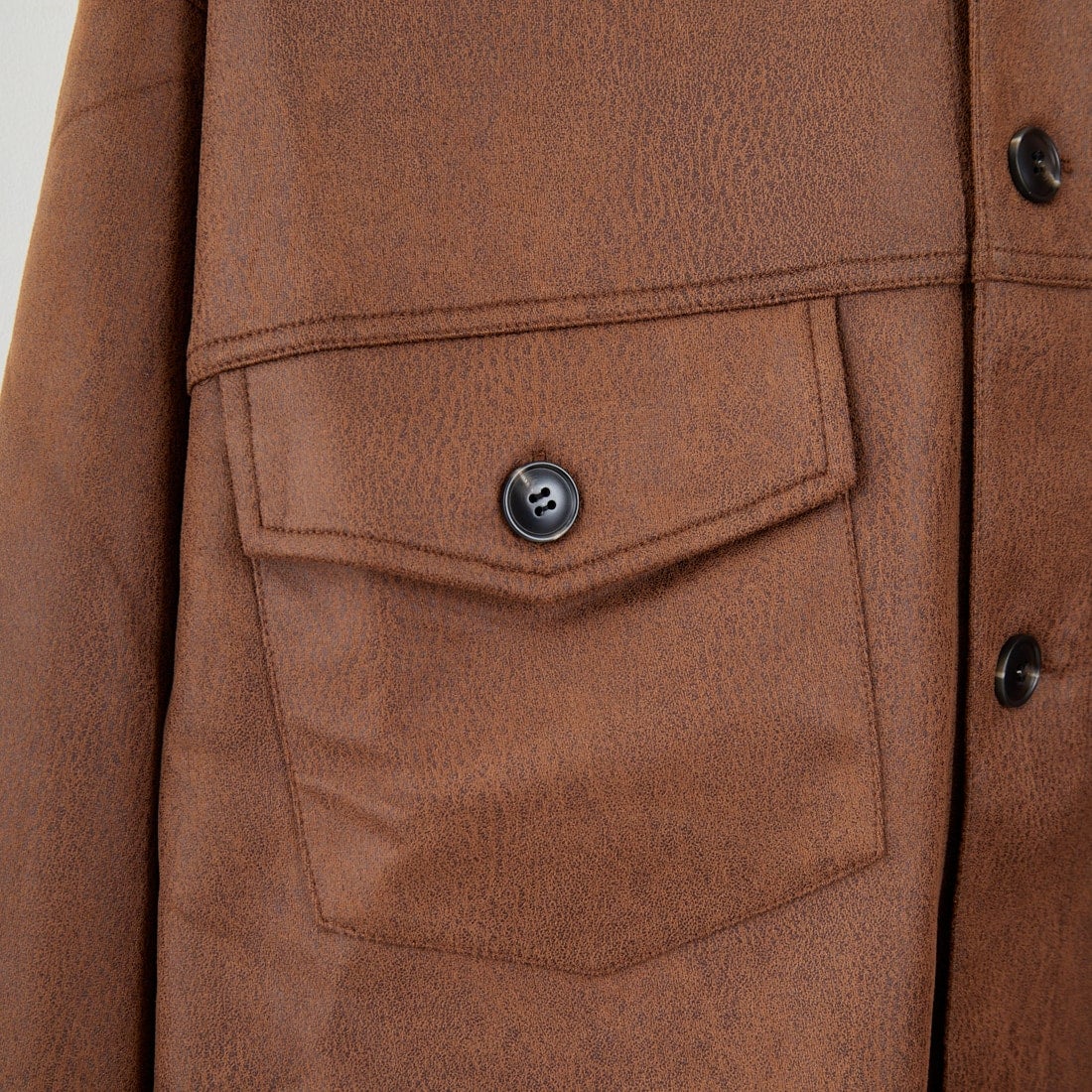 SLICK [スリック] シンセティックレザートラッカージャケット [5111047] 500 BROWN