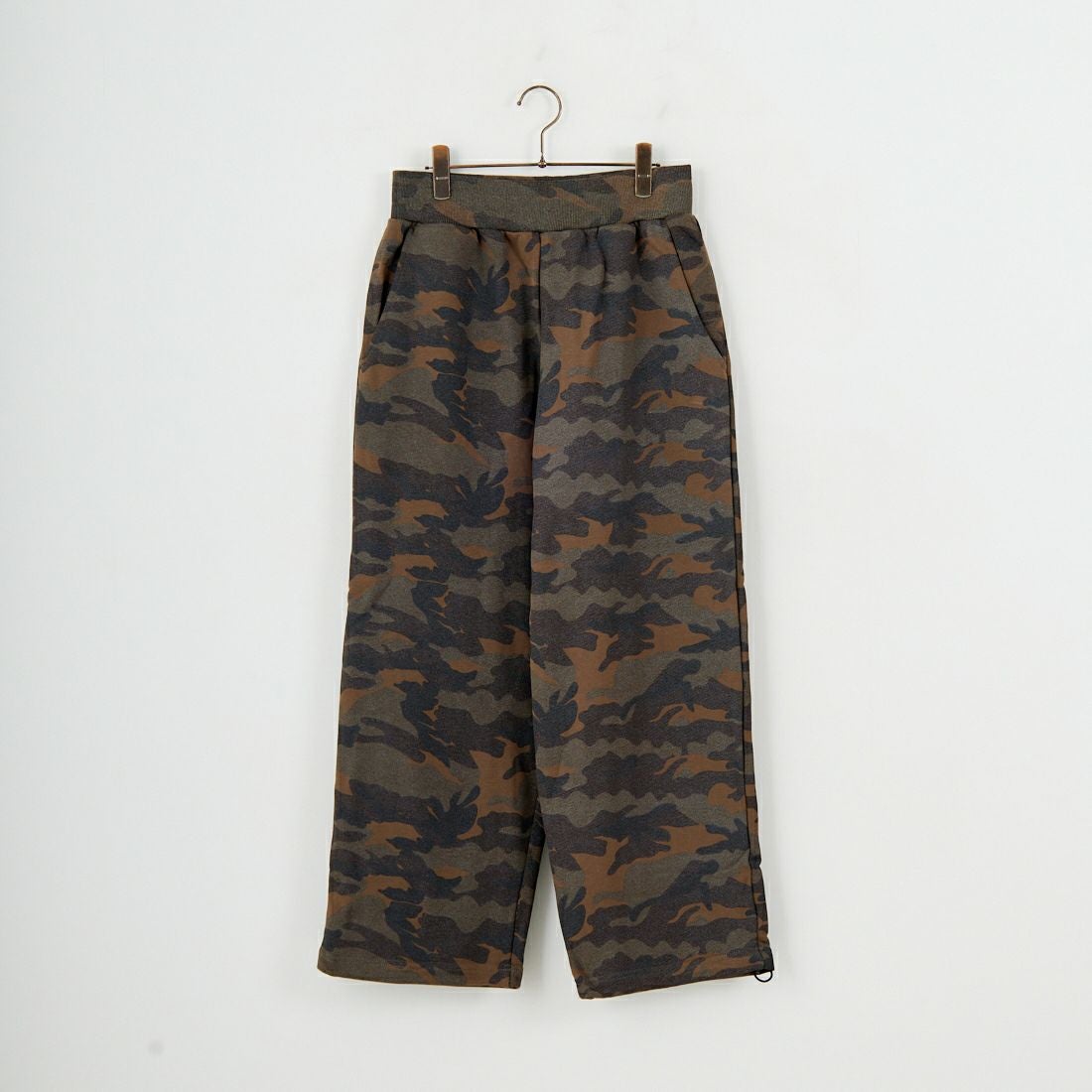 SLICK [スリック] カモフラージュプリント ワイドスウェットパンツ [5161040] 430 WOODLA
