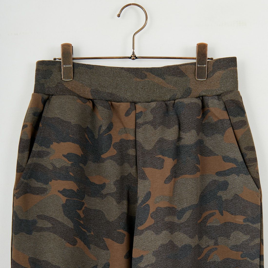 SLICK [スリック] カモフラージュプリント ワイドスウェットパンツ [5161040] 430 WOODLA