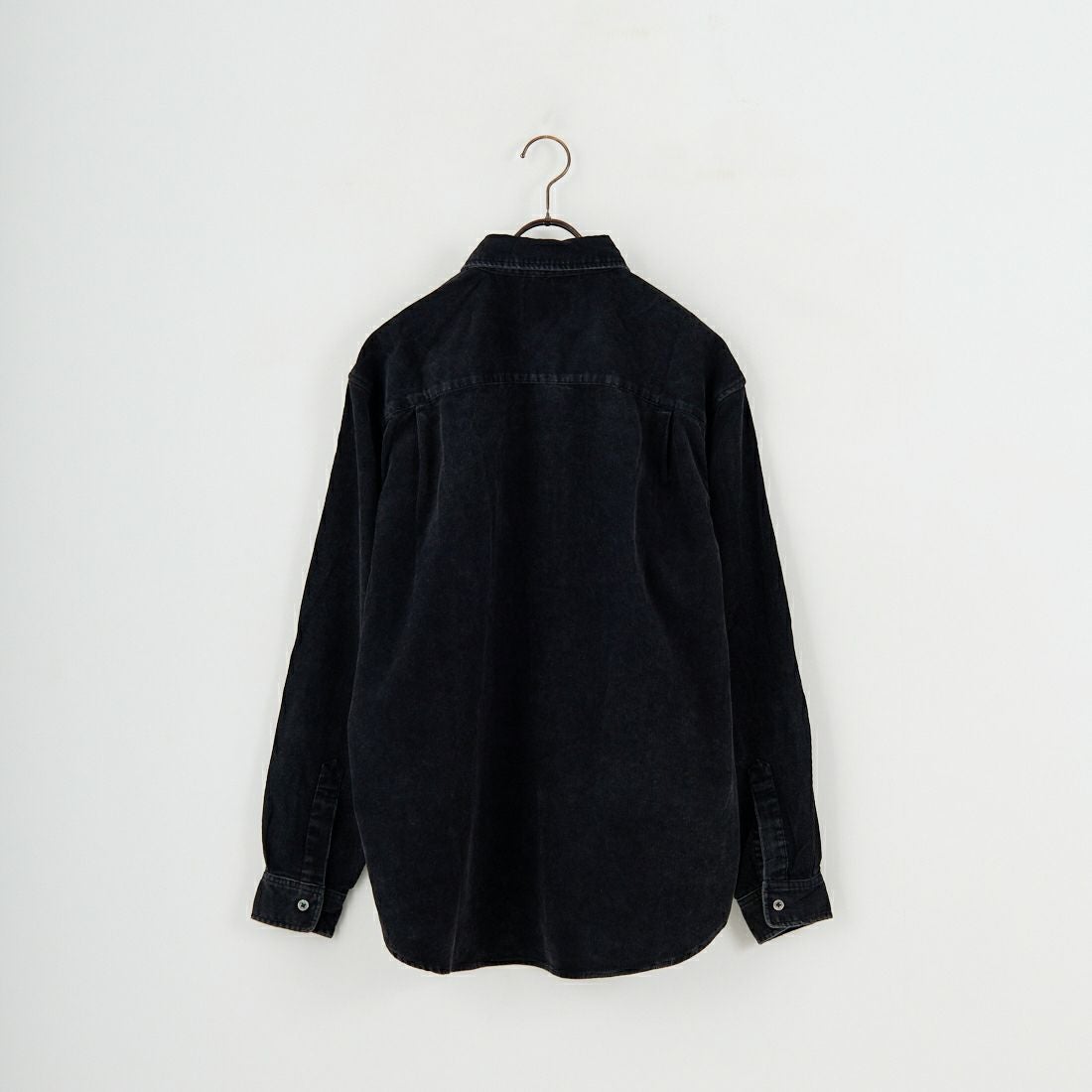 SLICK [スリック] サルファーダイ コーデュロイレギュラーシャツ [5121041] 700 BLACK