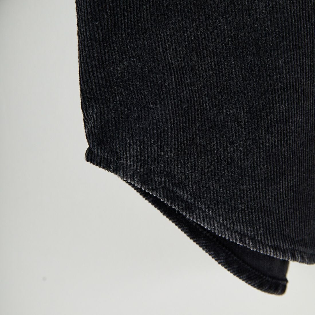 SLICK [スリック] サルファーダイ コーデュロイレギュラーシャツ [5121041] 700 BLACK