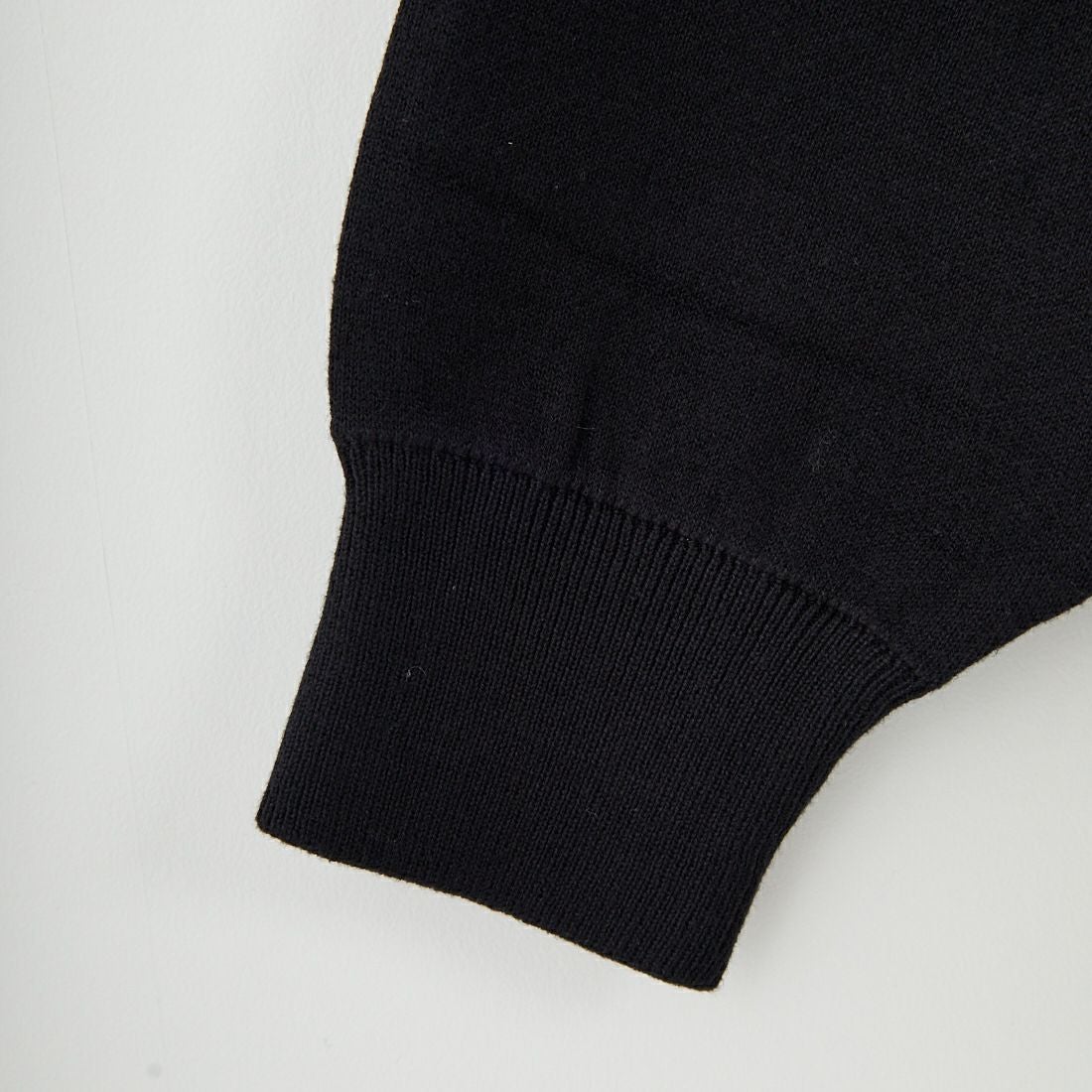 SLICK [スリック] スウェットライク ドローストリングポロニット [5151028] 700 BLACK