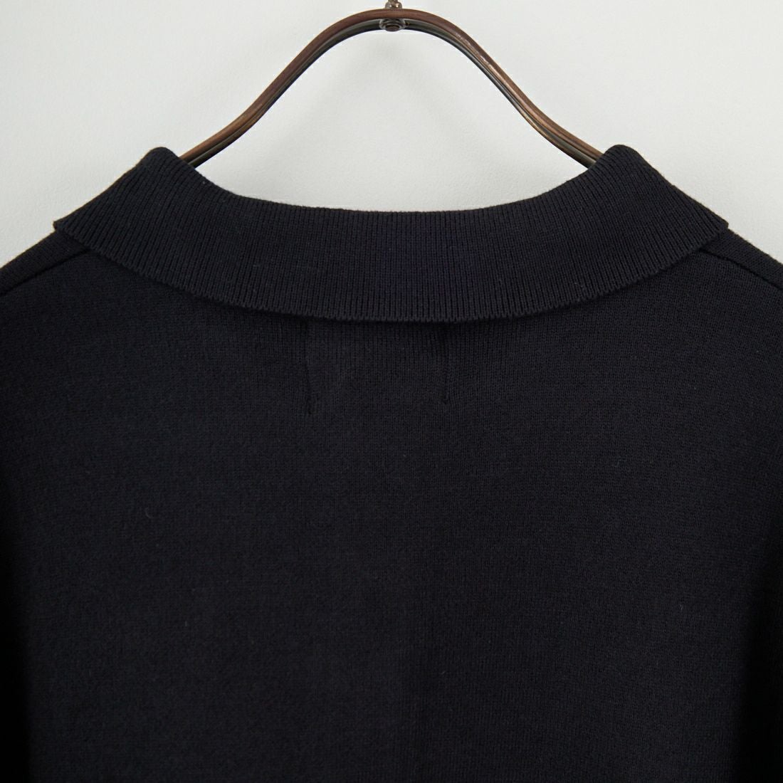 SLICK [スリック] スウェットライク ドローストリングポロニット [5151028] 700 BLACK