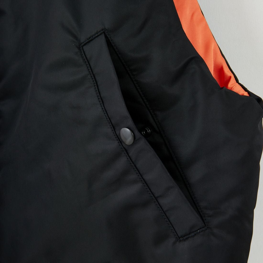 THRIFTY LOOK [スリフティールック] MA-1 刺繍ベスト [TL25F032] BLACK