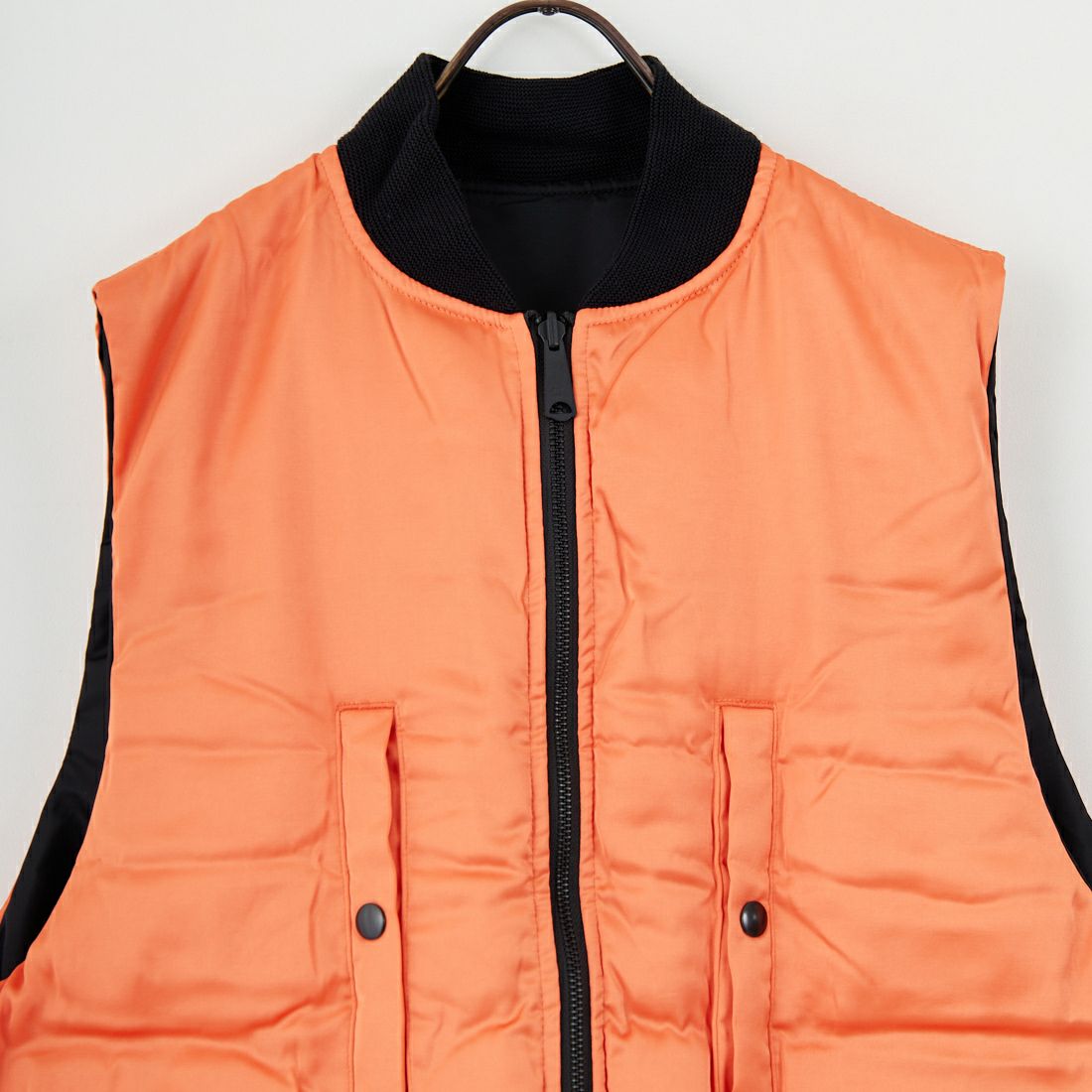 THRIFTY LOOK [スリフティールック] MA-1 刺繍ベスト [TL25F032] BLACK