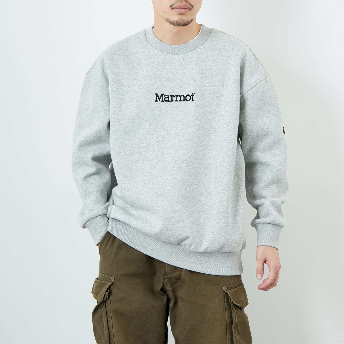 TOP GRAY&&モデル身長：168cm 着用サイズ：L&&