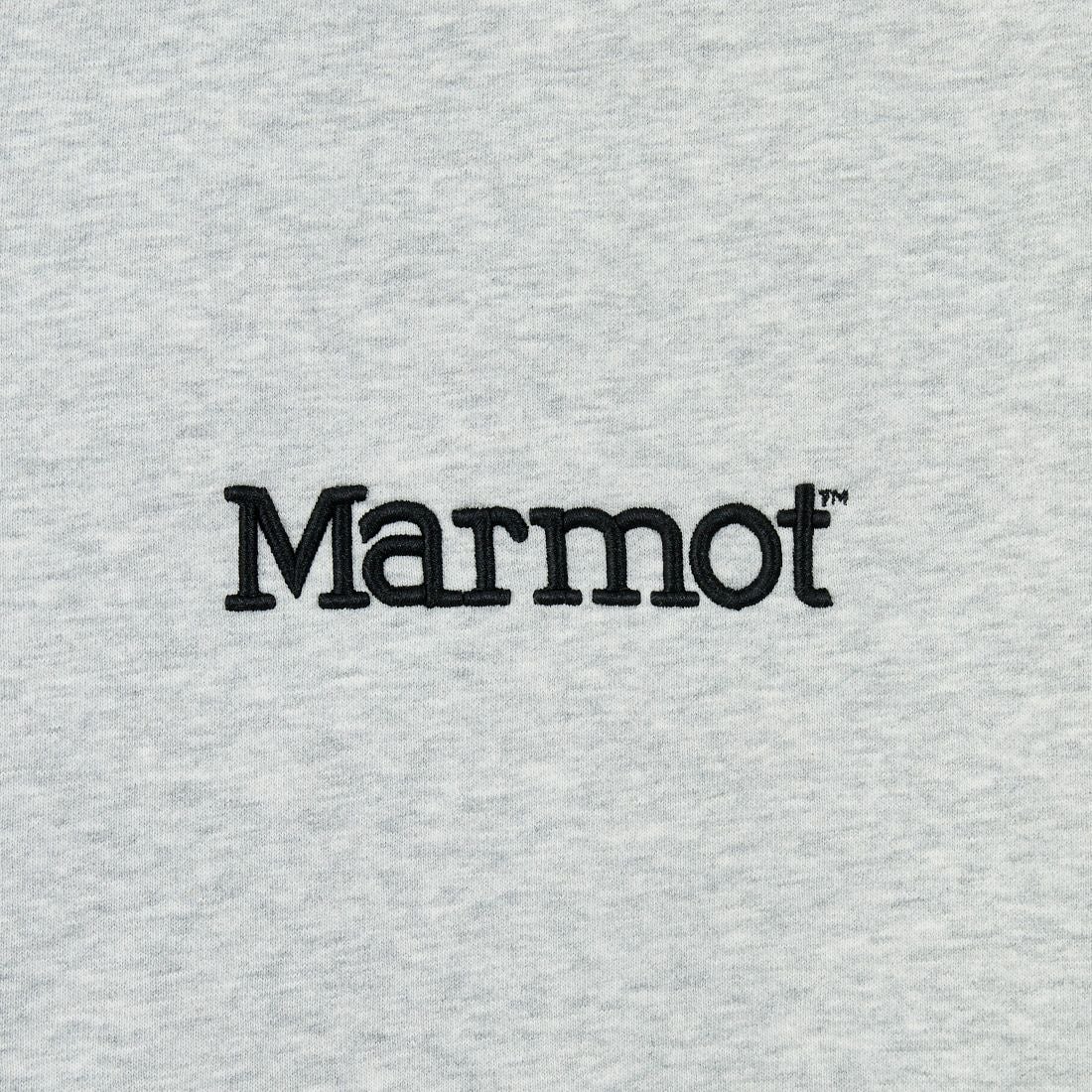 Marmot [マーモット] 別注 ブランド刺繍ロゴ クルーネックスウェット [MTFW25USW364IN-JF] TOP GRAY