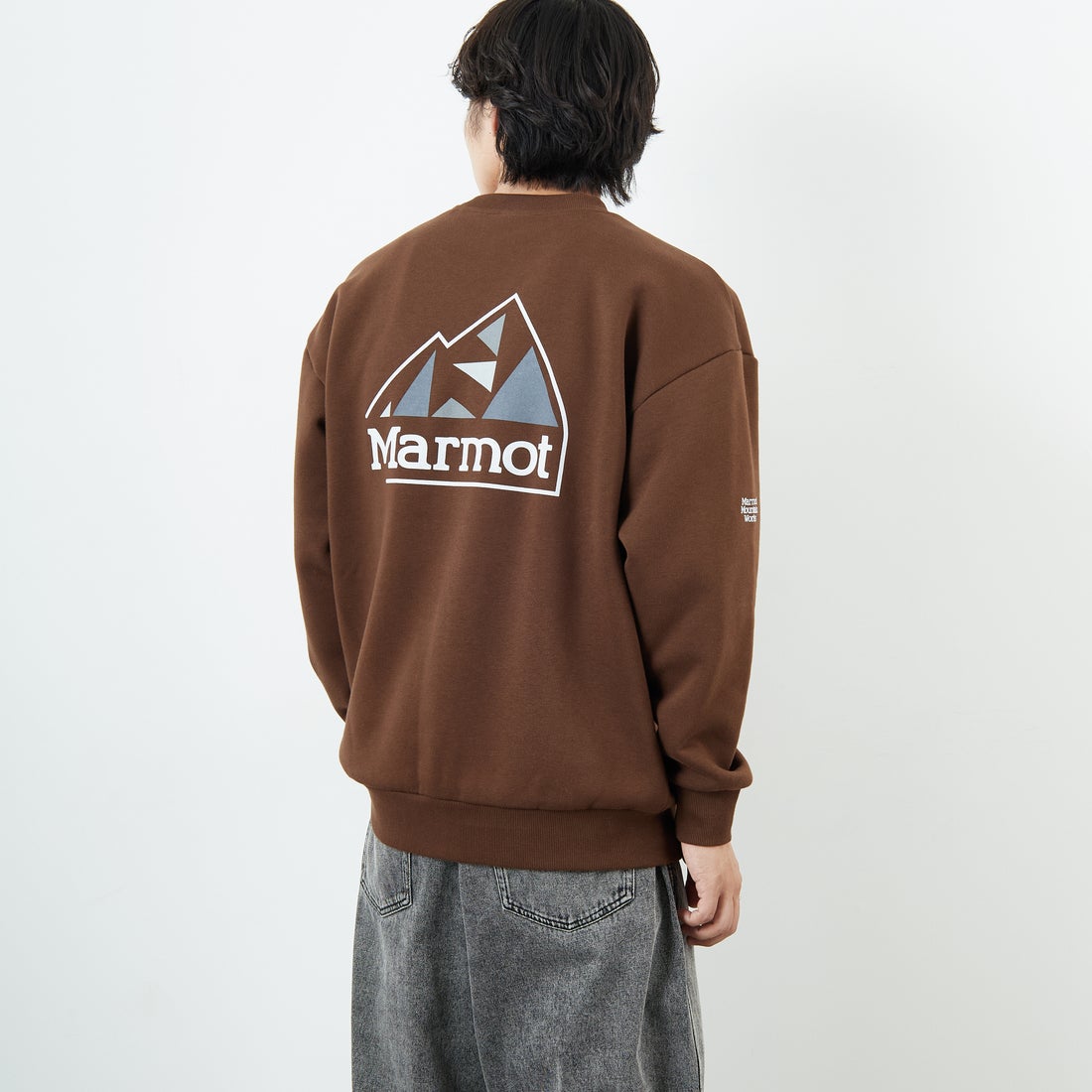 Marmot [マーモット] 別注 ブランドロゴ バックプリントスウェット