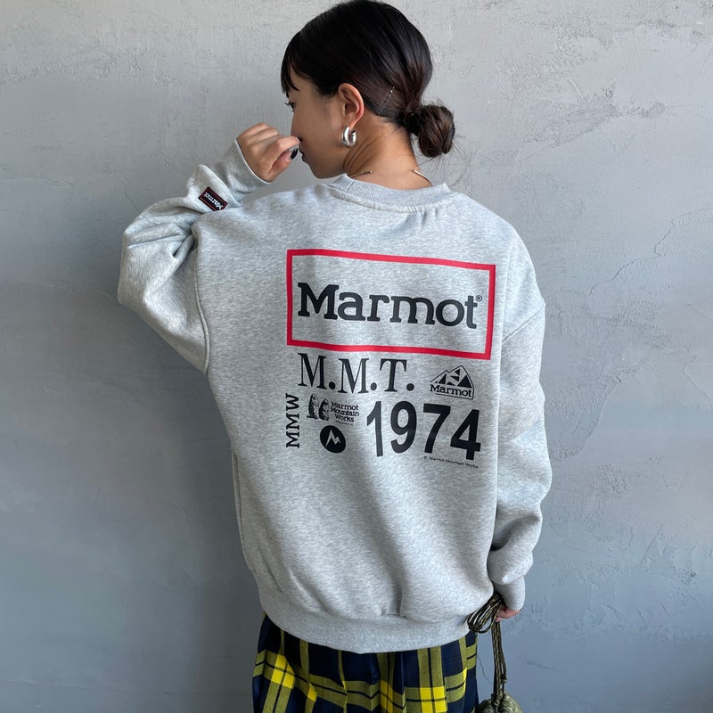 Marmot [マーモット] 別注 ヒストリーロゴ バックプリントスウェット 