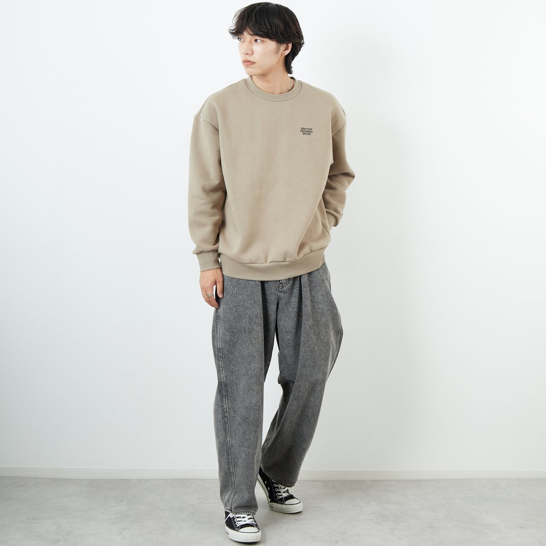 Marmot [マーモット] 別注 ヒストリーロゴ バックプリントスウェット