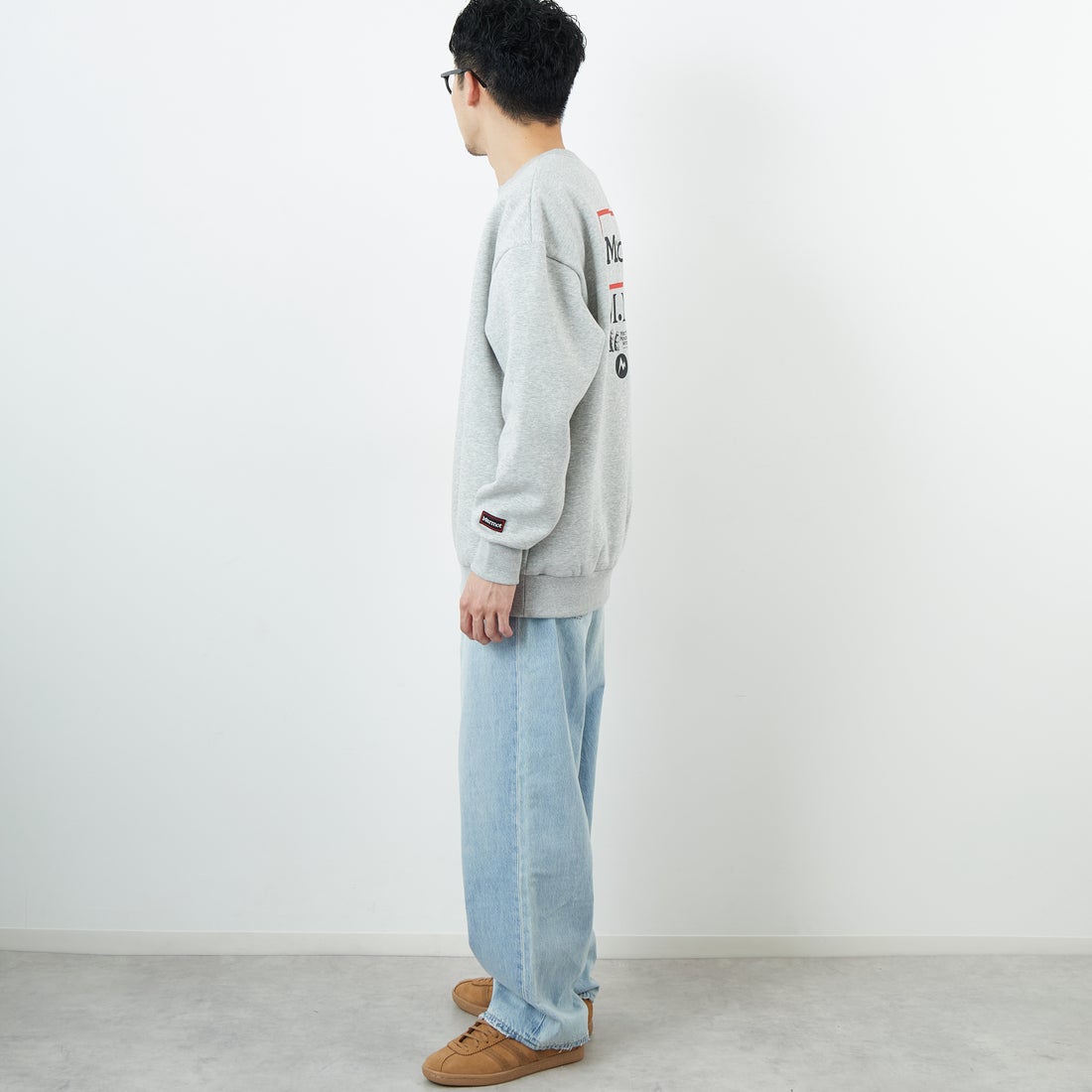 Marmot [マーモット] 別注 ヒストリーロゴ バックプリントスウェット
