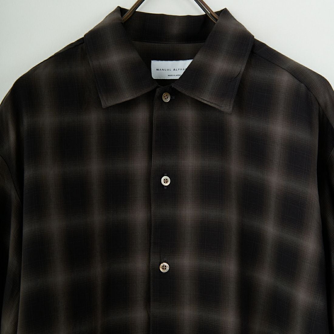 MANUAL ALPHABET [マニュアルアルファベット] ツイルフェードチェック