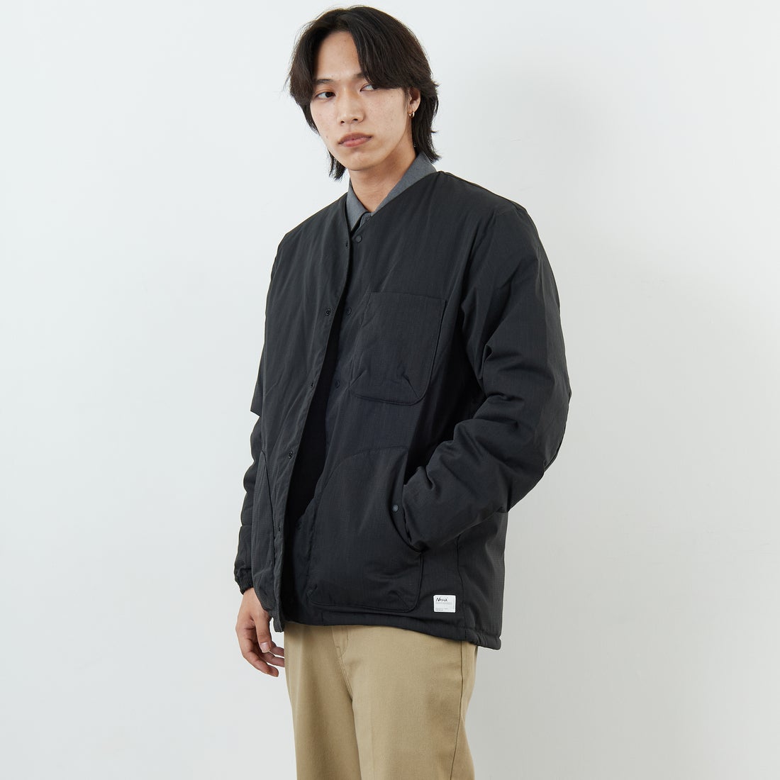 BLK&&モデル身長：179cm 着用サイズ：L&&