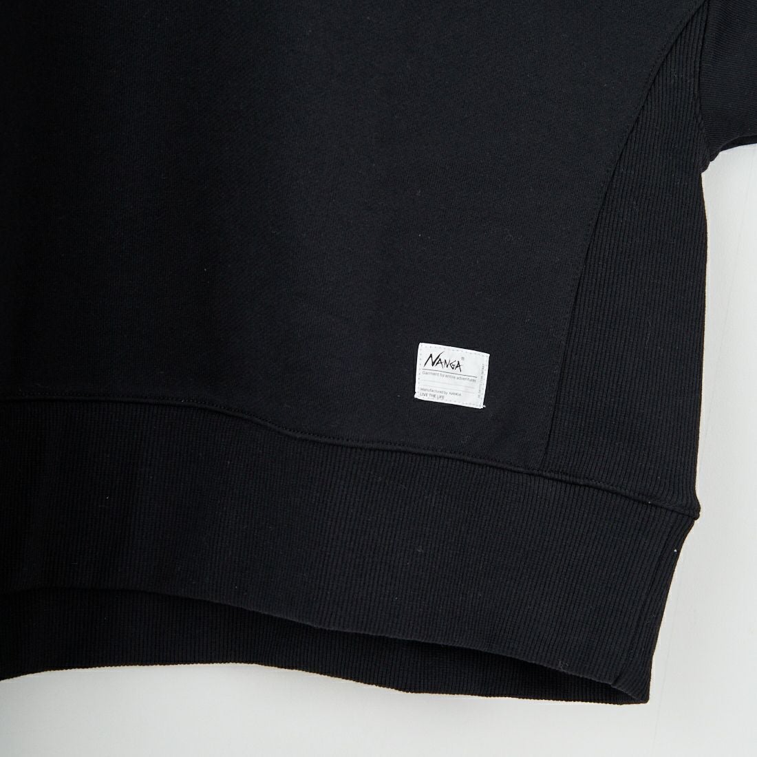 NANGA [ナンガ] ウィメンズ エコハイブリッドスウェットシャツ [NW2442-1F005] P.BLK
