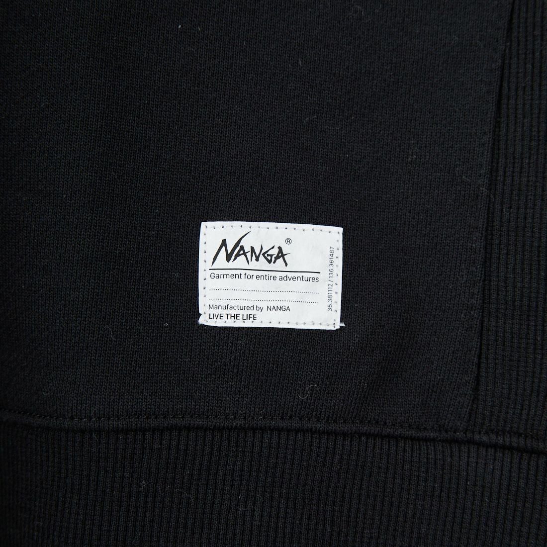 NANGA [ナンガ] ウィメンズ エコハイブリッドスウェットシャツ [NW2442-1F005] P.BLK