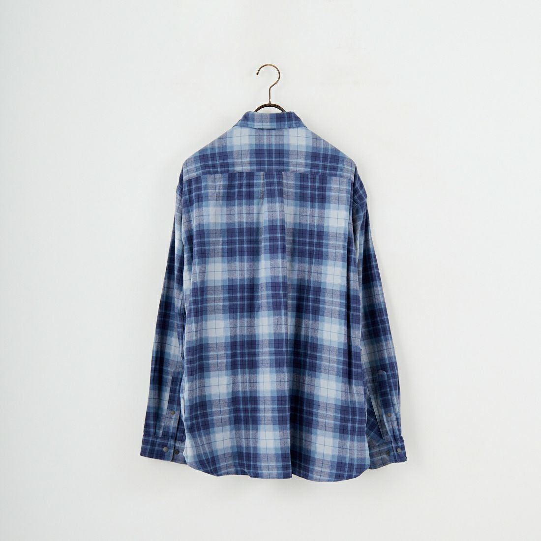 NANGA [ナンガ] フェードタータンチェックキャンプシャツ [N2530-1I107A] BLU
