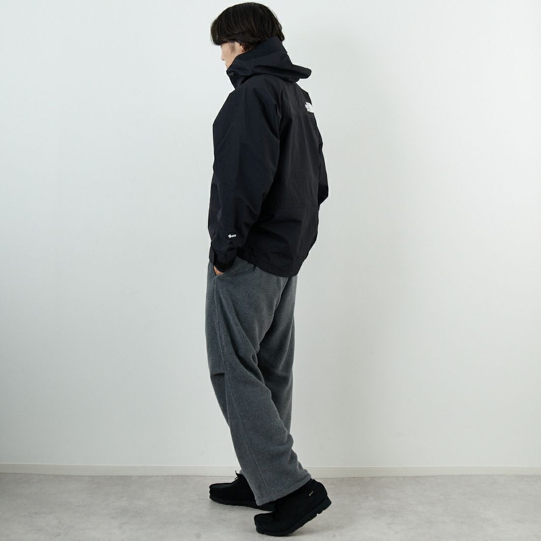THE NORTH FACE [ザ ノースフェイス] マウンテンライトジャケット [NP62550] K &&モデル身長：179cm 着用サイズ：M&&