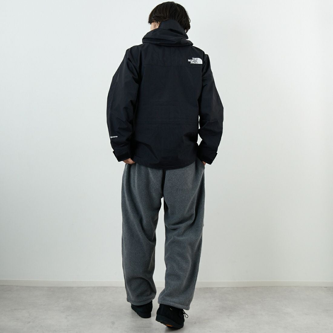 THE NORTH FACE [ザ ノースフェイス] マウンテンライトジャケット [NP62550] K &&モデル身長：179cm 着用サイズ：M&&