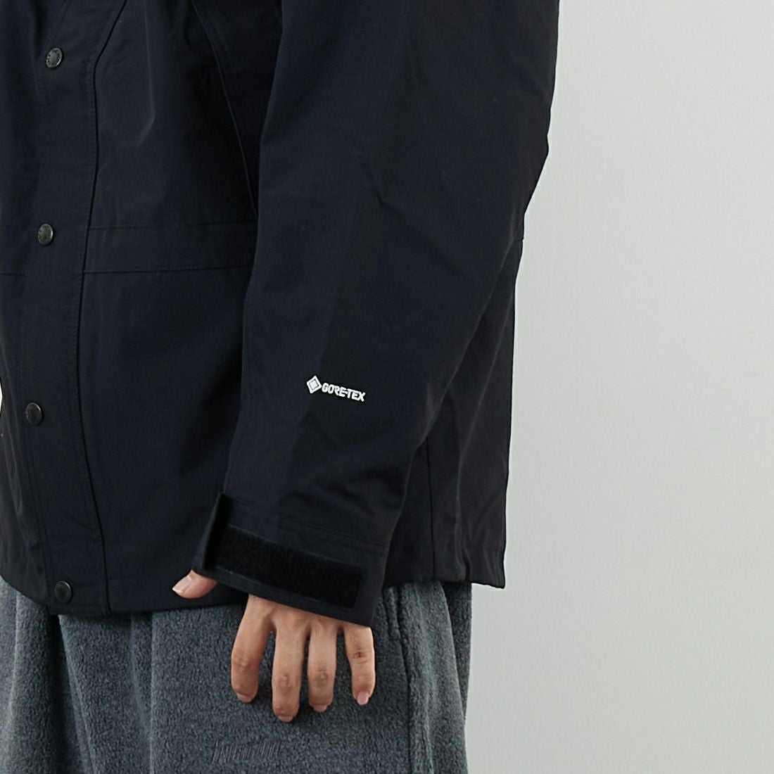 THE NORTH FACE [ザ ノースフェイス] マウンテンライトジャケット [NP62550] K &&モデル身長：179cm 着用サイズ：M&&