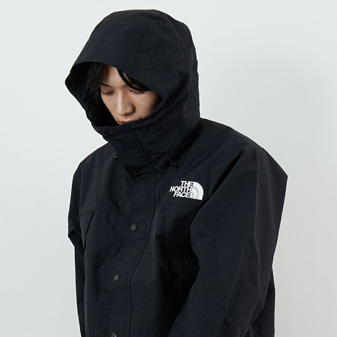 THE NORTH FACE [ザ ノースフェイス] マウンテンライトジャケット [NP62550] K &&モデル身長：179cm 着用サイズ：M&&