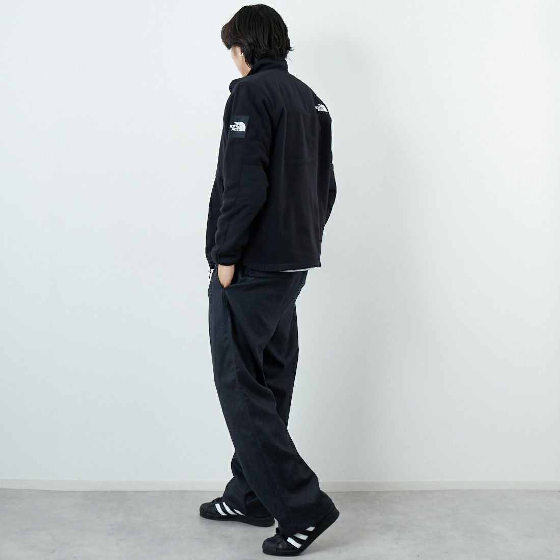 THE NORTH FACE [ザ ノースフェイス] デナリジャケット [NA72450] K &&モデル身長：179cm 着用サイズ：M&&