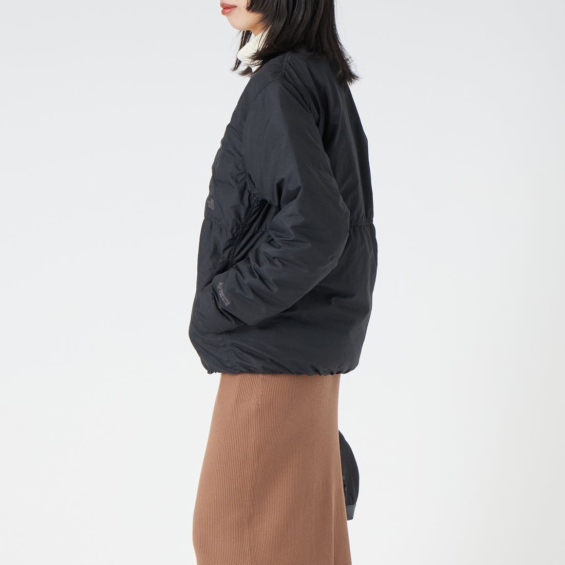 THE NORTH FACE [ザ ノースフェイス] オルタレーションゼファーシェルカーディガン [ND92561] K &&モデル身長：162cm 着用サイズ：S&&