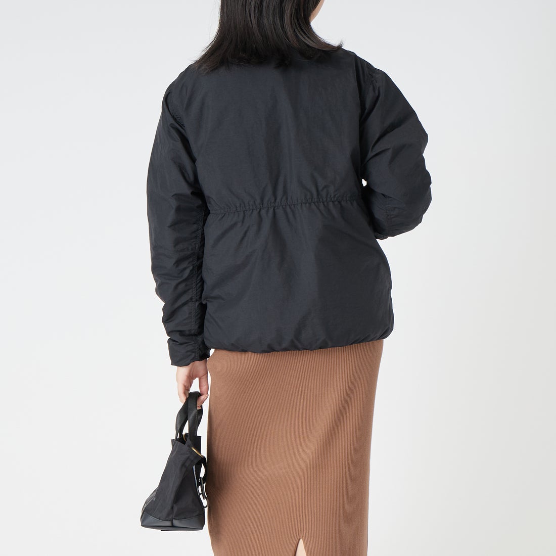 THE NORTH FACE [ザ ノースフェイス] オルタレーションゼファーシェルカーディガン [ND92561] K &&モデル身長：162cm 着用サイズ：S&&