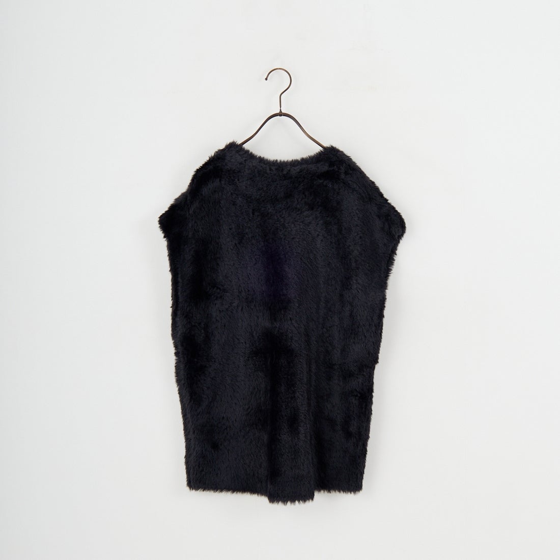 CHIGNON [シニヨン] ファーライクフレンチニットベスト [9454-076JR] BLACK