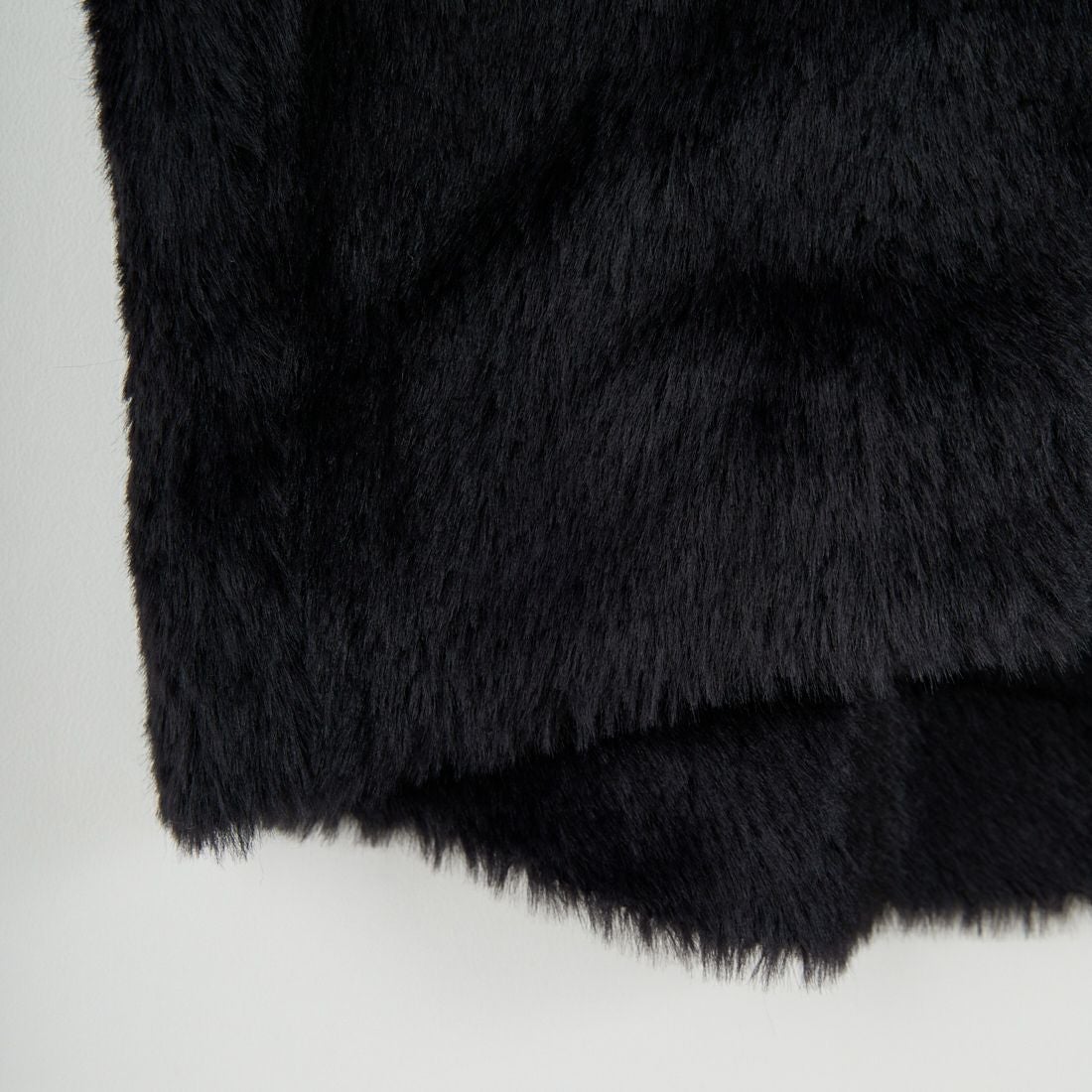 CHIGNON [シニヨン] ファーライクフレンチニットベスト [9454-076JR] BLACK