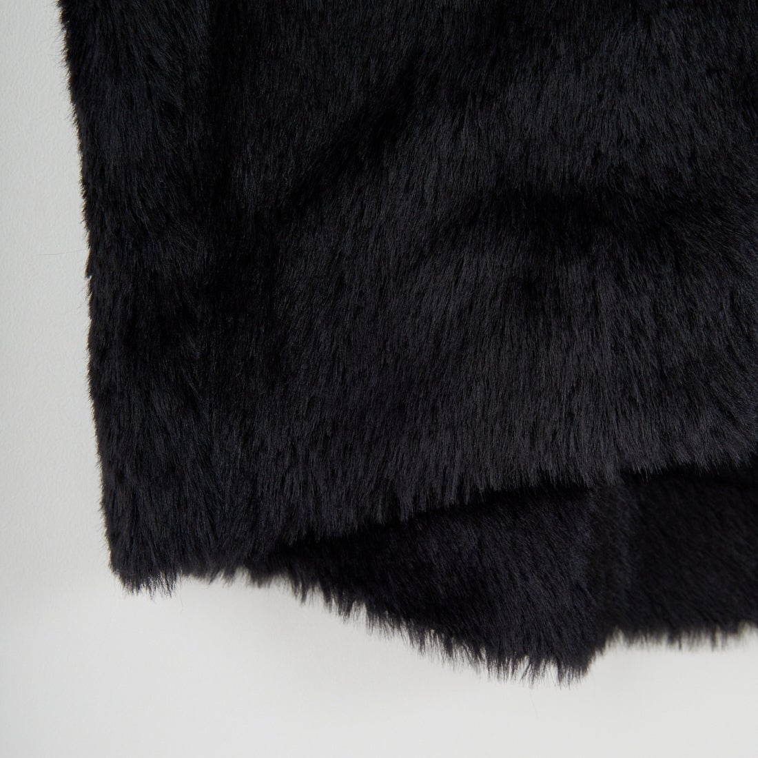 CHIGNON [シニヨン] ファーライクフレンチニットベスト [9454-076JR] BLACK