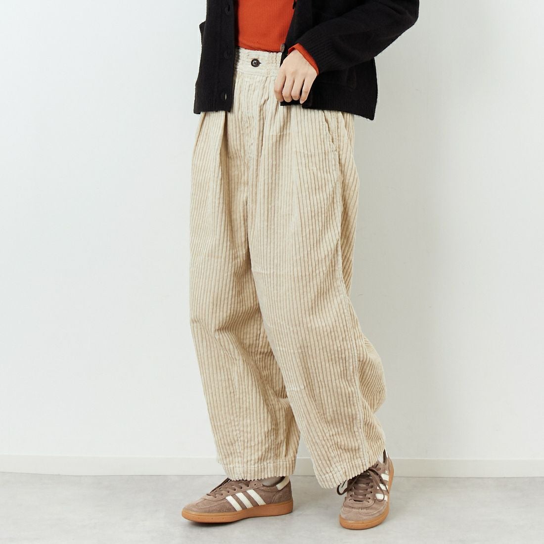 HARVESTY [ハーベスティ] ビッグコーデュロイサーカスパンツ [A12522