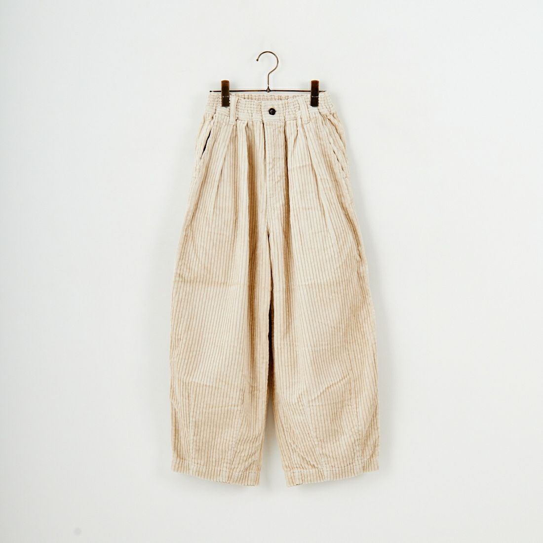 HARVESTY [ハーベスティ] ビッグコーデュロイサーカスパンツ [A12522] 31 IVORY