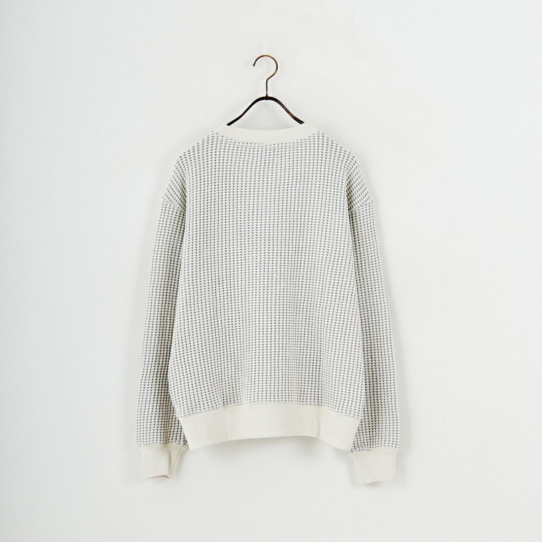 SLICK [スリック] ビッグワッフル クルーネックプルオーバー [5131014] 902 ECRU