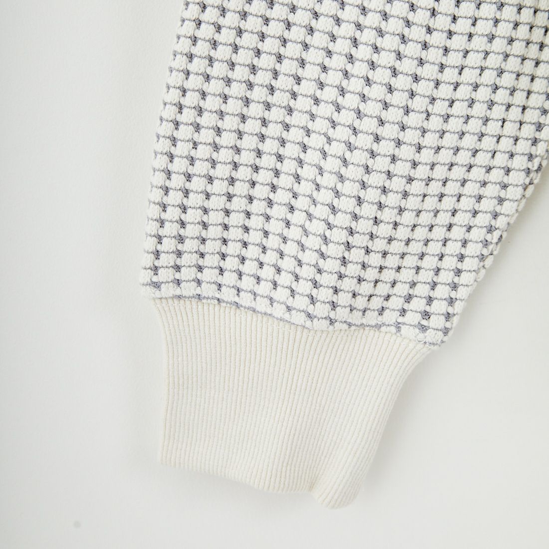 SLICK [スリック] ビッグワッフル クルーネックプルオーバー [5131014] 902 ECRU