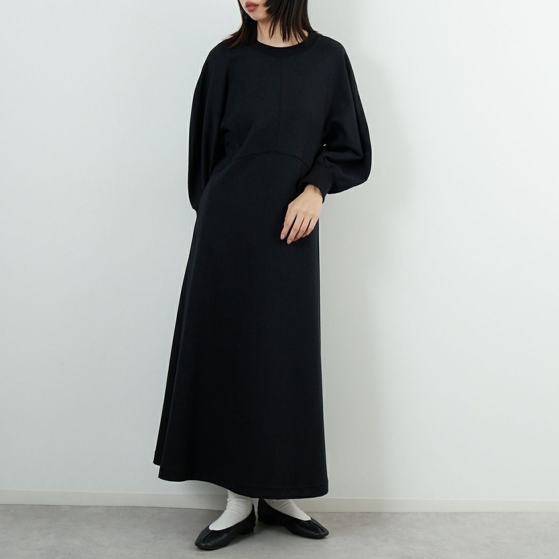 DIGNITE COLLIER [ディニテコリエ] ドルマン切替ワンピース [80256310