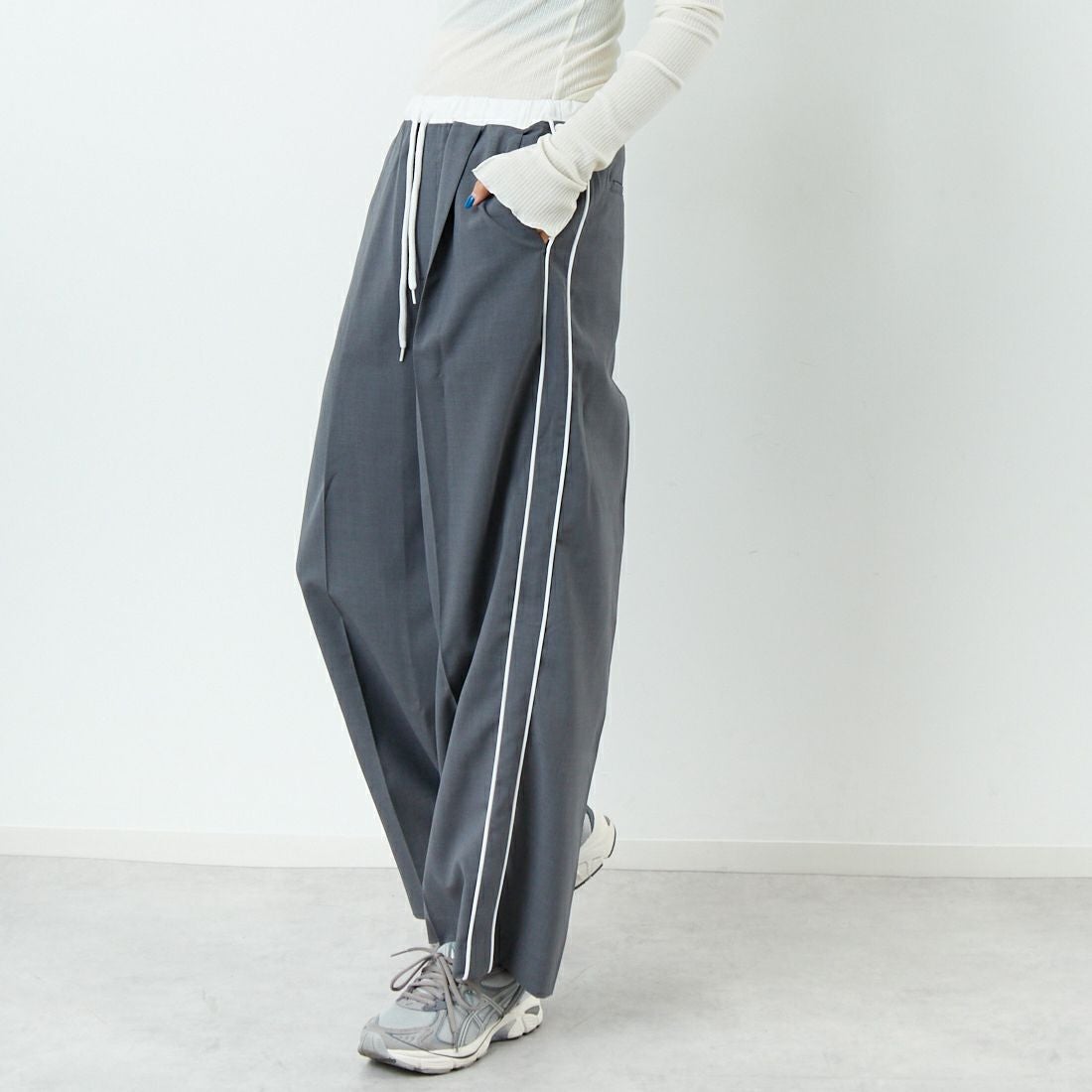 GRY&&モデル身長：167cm 着用サイズ：0&&