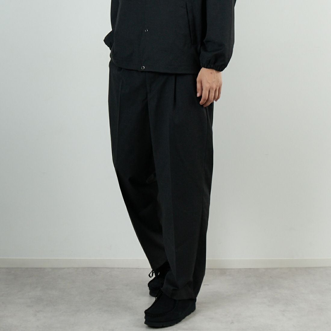 SLICK [スリック] TRギャバジン ワンタックテーパードスラックス