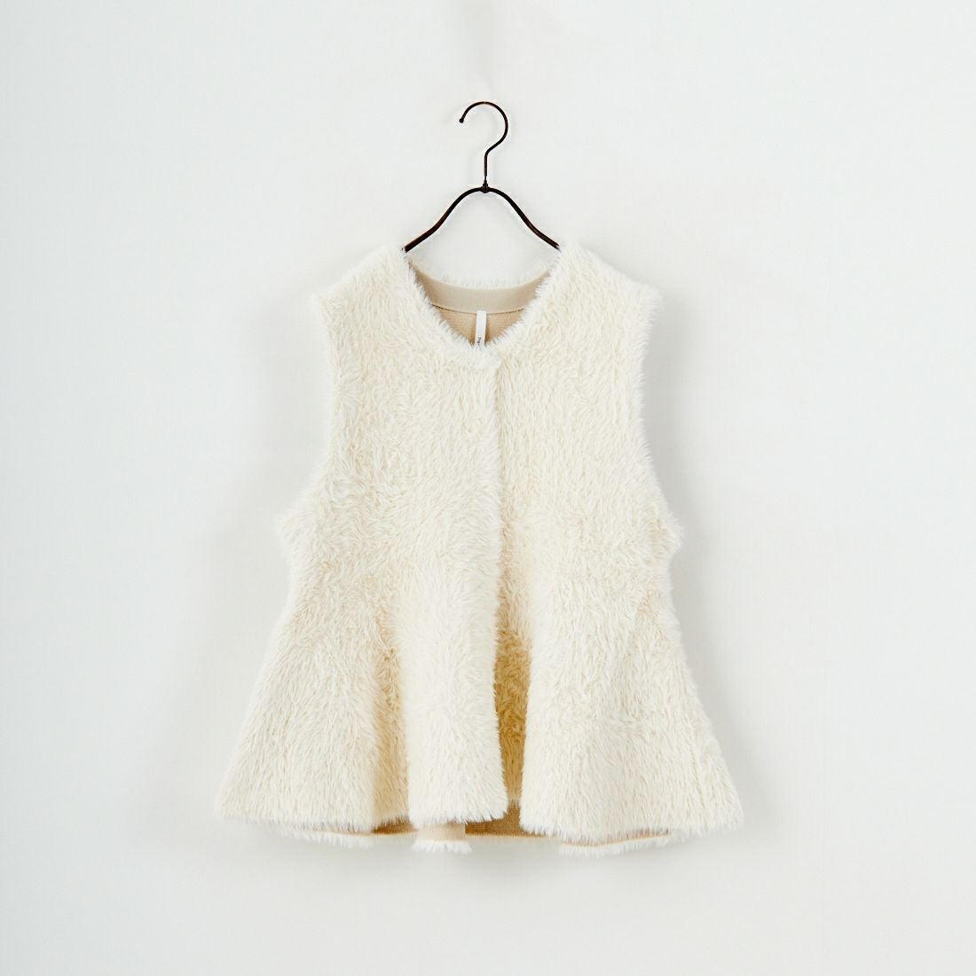 DIGNITE COLLIER [ディニテコリエ] フェザーヤーンペプラムジレ [80256143] 032 ｱｲﾎﾞﾘｰ