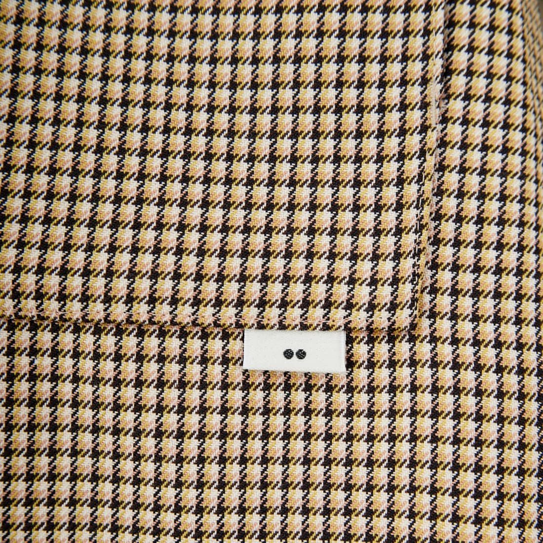 amne [アンヌ] ノンミュールジング チェックカバードブルゾン [AMN-BL-021] IVORY