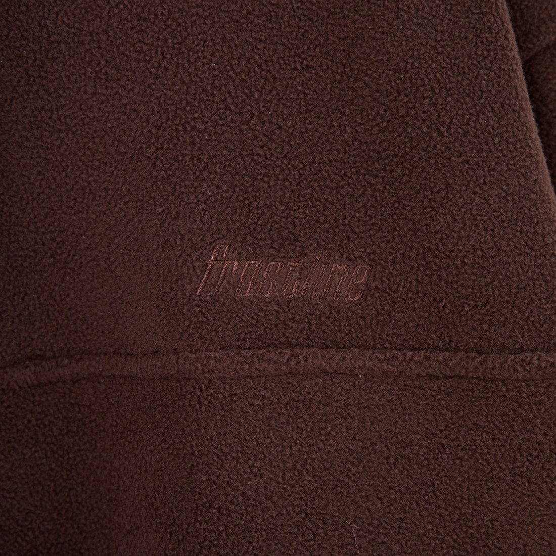 frostline [フロストライン] 別注 フリースハーフスナッププルオーバー [FL17-JK-IN5-JF] BROWN