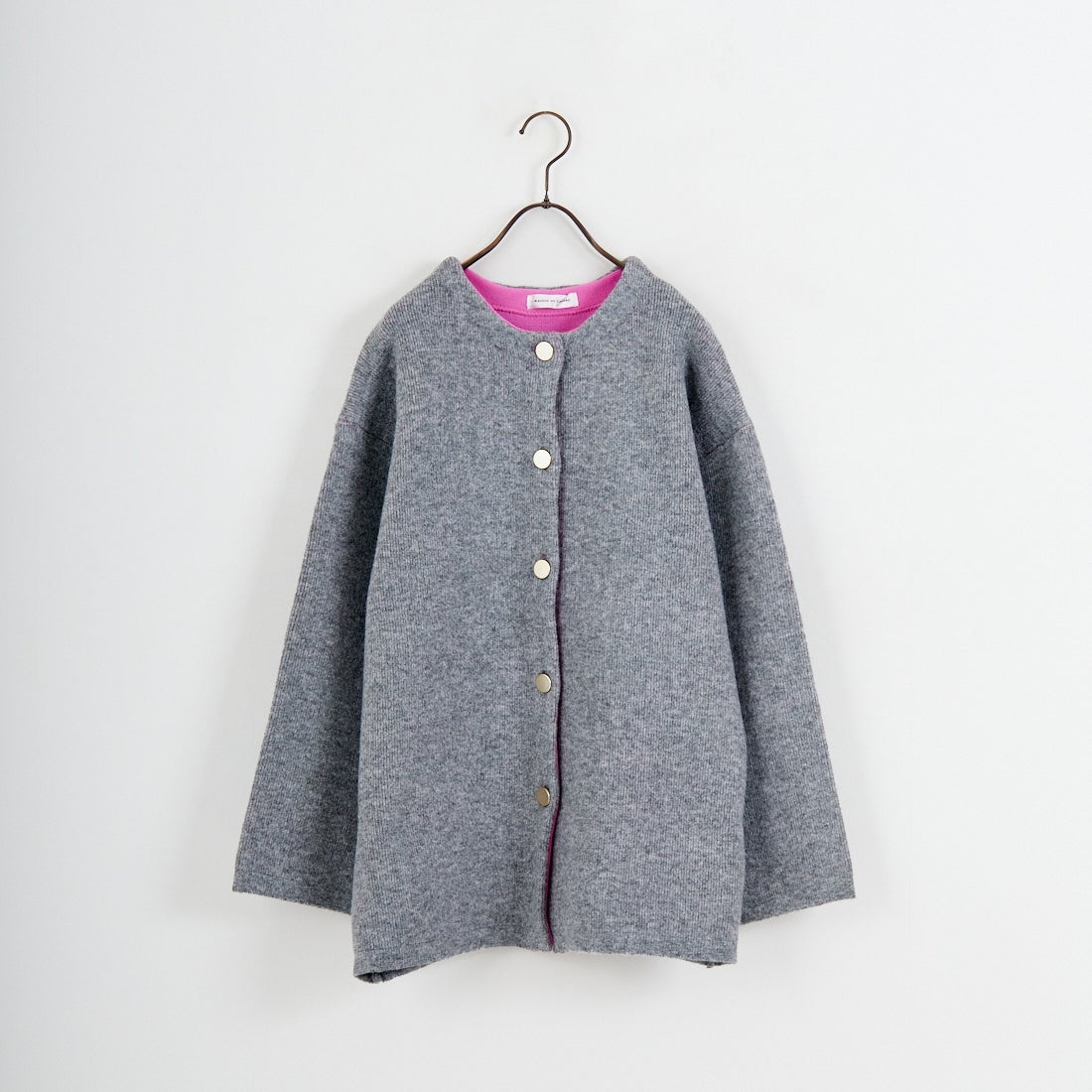 Maison de L'allure [メゾン ドゥ ラリュール] ダブルフェイスニットコート [M24131036] 08 CCL/PNK