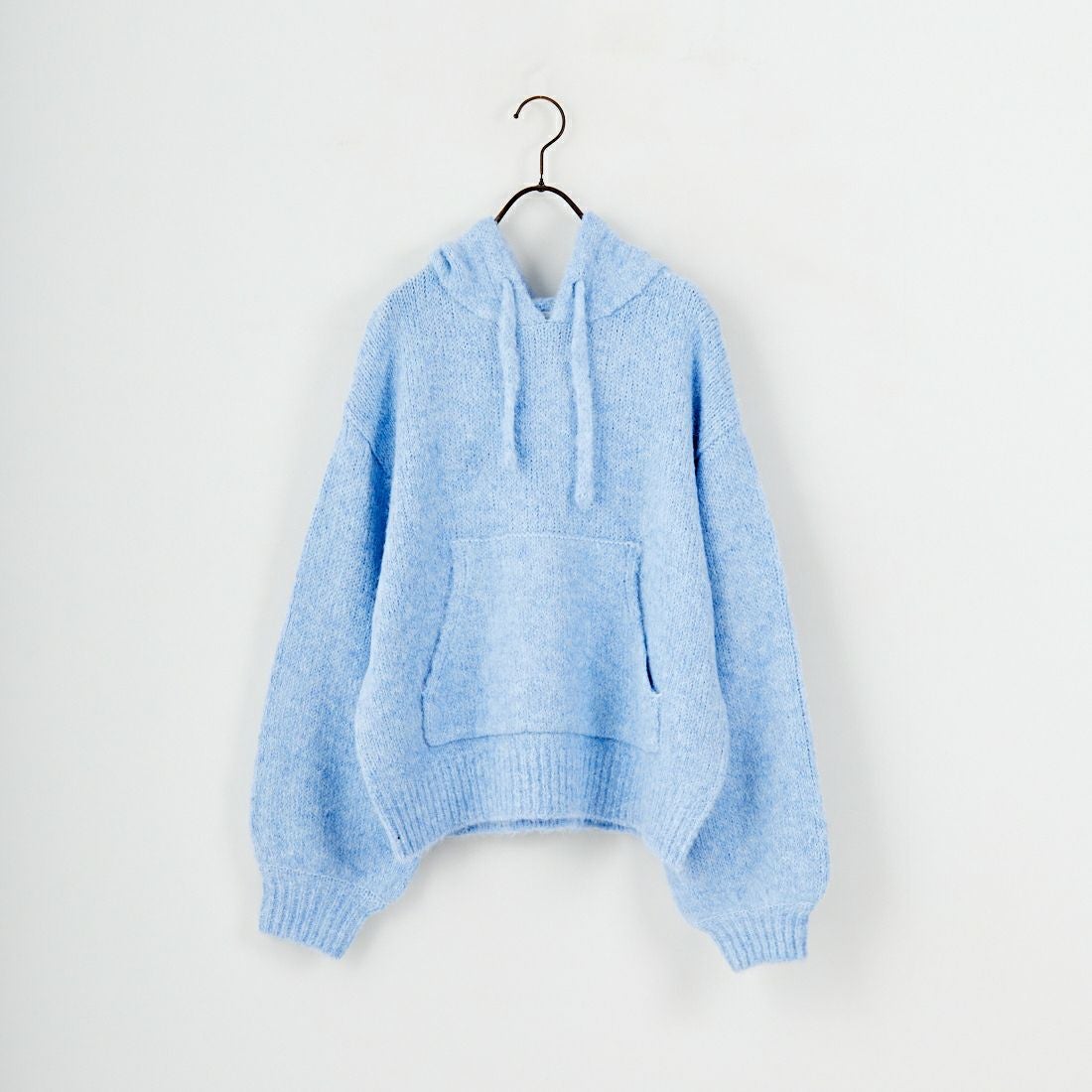 Maison de L'allure [メゾン ドゥ ラリュール] 起毛ニットフーディ [M25131027] 10 SAX